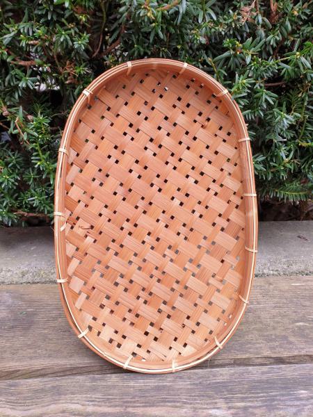 Oval Bamboo Plate - large
